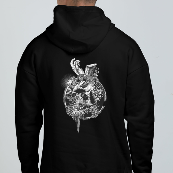 Chained skull : Unisex Oversized Hoodie